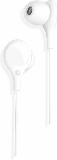 XO EP46 In-ear Handsfree με Βύσμα 3.5mm Λευκό
