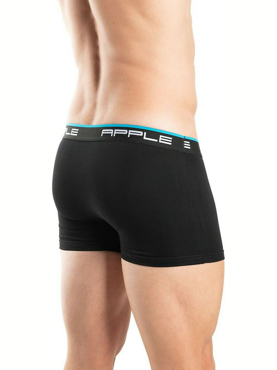 Ανδρικά Μποξεράκια BLACK-BLACK 2Pack