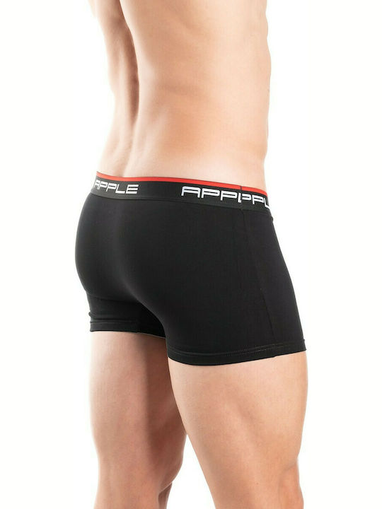 Ανδρικά Μποξεράκια BLACK-BLACK 2Pack