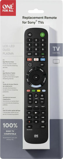 One For All Συμβατό Τηλεχειριστήριο URC4912 για Τηλεοράσεις Sony