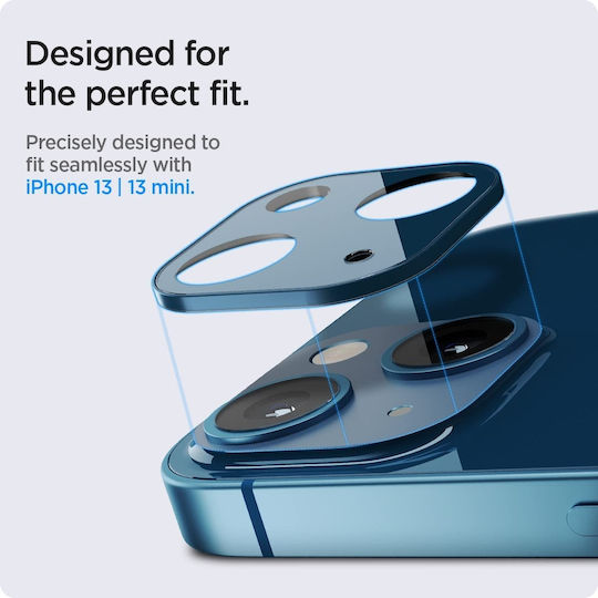 Spigen Glas.tR Optik Camera Protection Tempered Glass Blue for the iPhone 13 / 13 mini