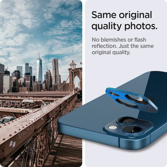 Spigen Glas.tR Optik Camera Protection Tempered Glass Blue for the iPhone 13 / 13 mini