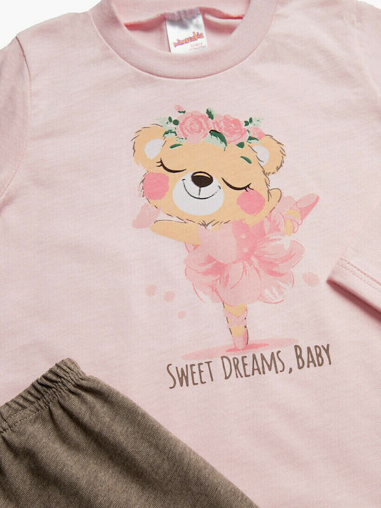 Minerva Детска пижама Зимна Розов Sweet