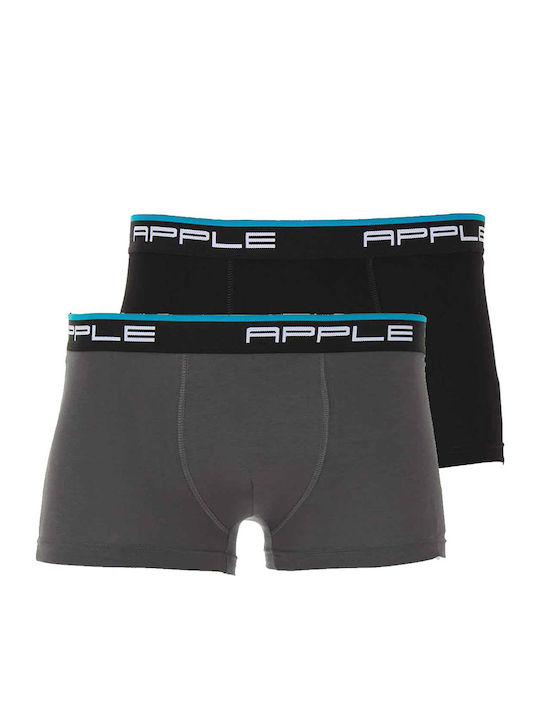 Apple Boxer Men's Boxers Black / Charcoal 2Pack