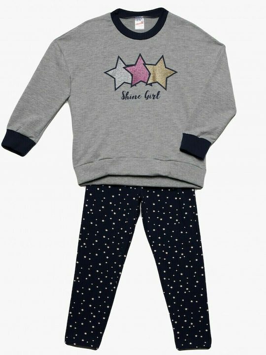 Minerva Kinder Schlafanzug Winterlich Stars Minerva Kinder Schlafanzug Winterlich Stars