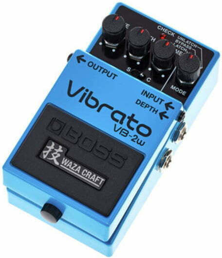 Boss Waza Craft VB-2W Pedals Effect Tremolo Electric Guitar and Electric Bass