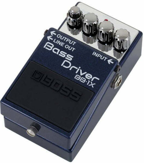 Boss BB-1X BB-1X Педал Ефект Overdrive Електрически бас