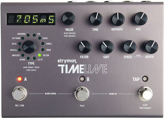 Strymon Timeline Timeline Pedale Wirkung Verzögerung E-Gitarre, E-Bass und Elektroakustische Instrumente