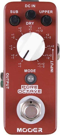 Mooer Pure Octave Πετάλι Effect Octaver Ηλεκτρικής Κιθάρας