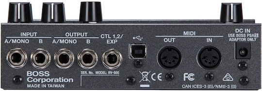 Boss RV-500 Reverb Πολυεφέ Effect Ηλεκτροακουστικών Οργάνων, Ηλεκτρικής Κιθάρας και Ηλεκτρικού Μπάσου
