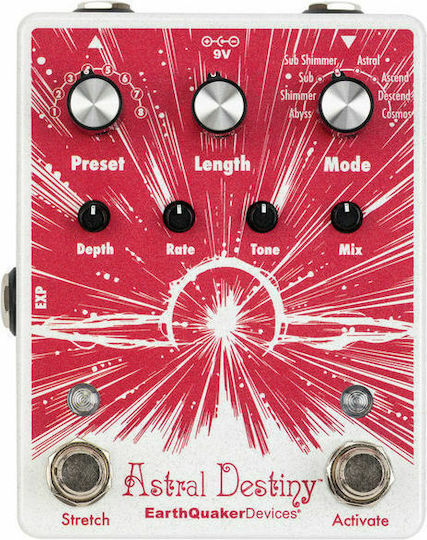 EarthQuaker Devices Astral Destiny Pedale Wirkung Nachhall E-Gitarre