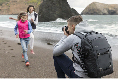Lowepro Τσάντα Πλάτης Φωτογραφικής Μηχανής FreeLine BP 350 AW σε Μαύρο Χρώμα