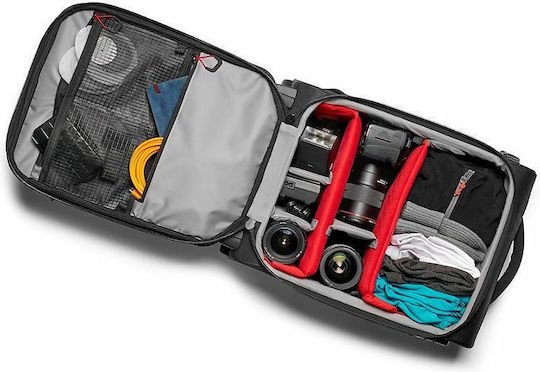 Manfrotto Pro Light Reloader Air-50 Βαλίτσα Φωτογραφικής Μηχανής με Ροδάκια Μαύρη