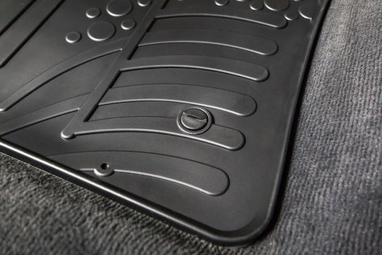 Gledring Set of Front and Rear Mats 4pcs for Volvo V70 Black