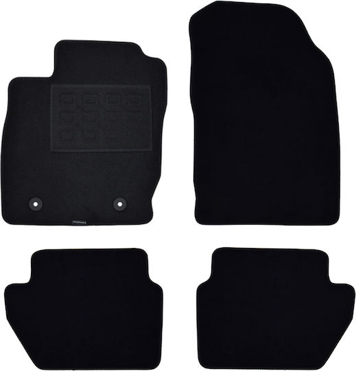 Cik Set of Front and Rear Mats 4pcs for Ford EcoSport 2017 Black