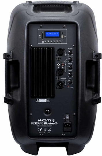 Kam RZ12ABT Active Speaker PA 250W with Woofer 12" 36x32x58cm.