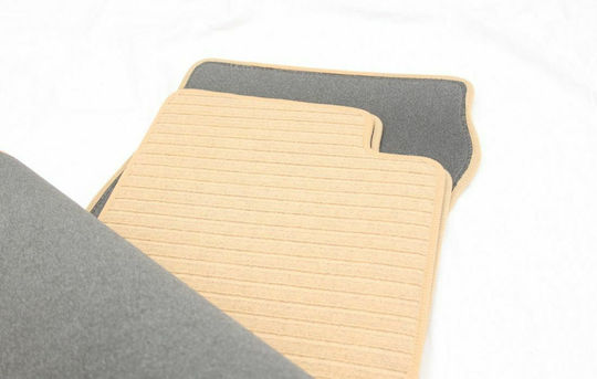Petex Set of Front and Rear Mats 4pcs for Toyota Land Cruiser 2003-2009 Beige
