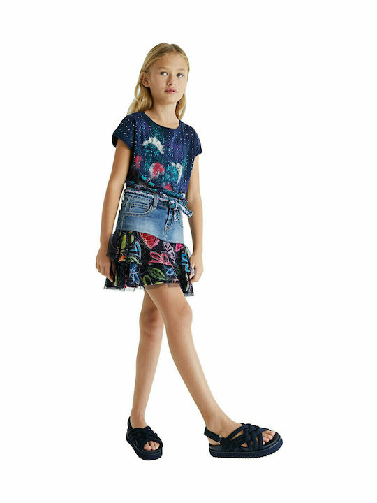 Kids' Denim Skirt Blue Fald Bovelace