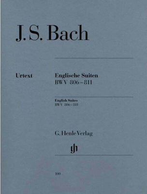 G. Henle Verlag J. S. Bach - English Suites Παρτιτούρα για Πιάνο
