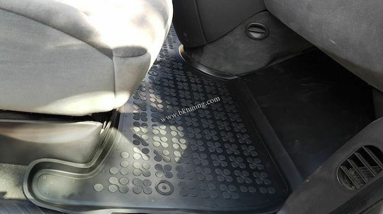 Rezaw Plast Front Mats 2pcs Tray Type for Peugeot 807 2002 Black