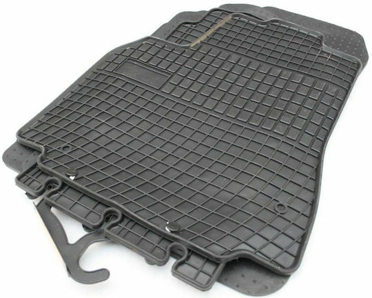 Frogum Set of Front and Rear Mats 4pcs for Peugeot Partner Citroen Berlingo 2008 Black
