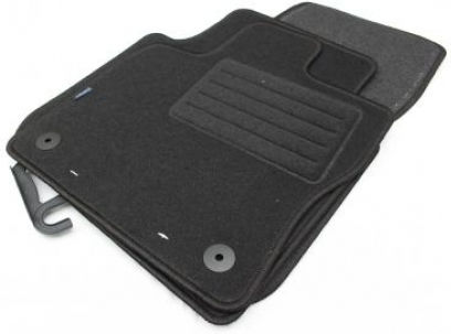 Petex Set of Front and Rear Mats 4pcs for Skoda Kodiaq 2017+ Black