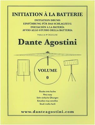 Dante Agostini Initiation A La Batterie Vol.0 Carte de teorie pentru Tobe