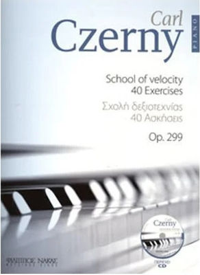 Nakas Czerny Carl - 40 Ασκήσεις Δεξιοτεχνίας Op.299 Παρτιτούρα για Πιάνο