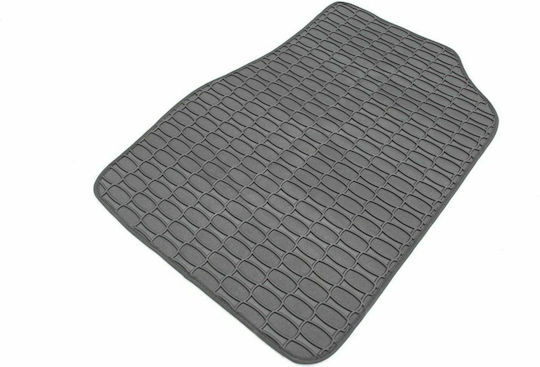 Novline Set of Front and Rear Mats 4pcs Tray Type for Hyundai Santa Fe 2001-2006 Black