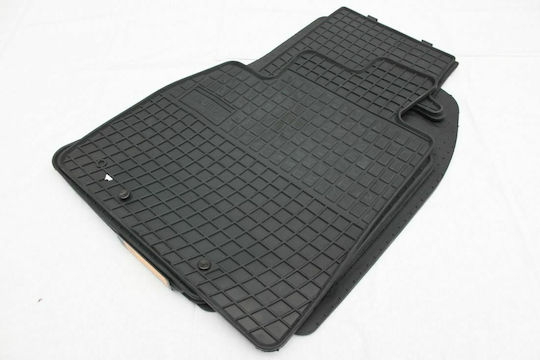 Frogum Set of Front and Rear Mats 4pcs for Toyota Land Cruiser 1998-2007 Black