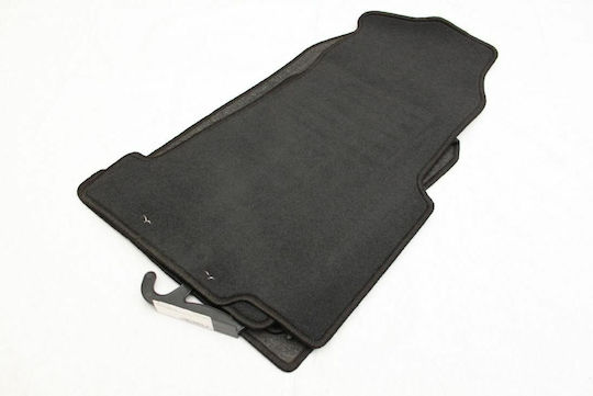 Petex Set Front and Back Car Mats 3 Pieces for Ford Transit 2000-2006 Black