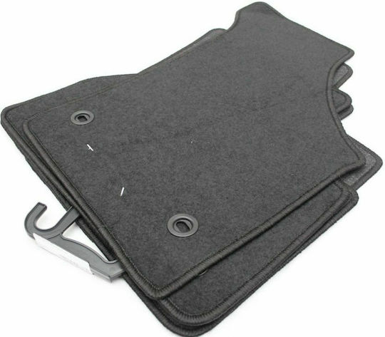 Petex Set of Front and Rear Mats 4pcs for Volkswagen Phaeton 2002-2004 Black