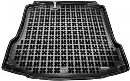 Rezaw Plast Trunk Mat Tray Type for Seat Toledo Skoda Rapid 2012 Black