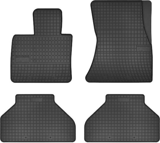 Frogum Set of Front and Rear Mats 4pcs for BMW X5 / X6 2006 Black
