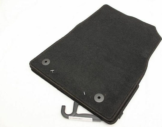 Petex Satz Vorder- und Hintermatten 4Stück aus Teppichboden für Chevrolet Cruze 2009-2016 Schwarz