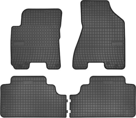 Frogum Set of Front and Rear Mats 4pcs for Kia Sportage Hyundai Tucson 2002-2010 Black