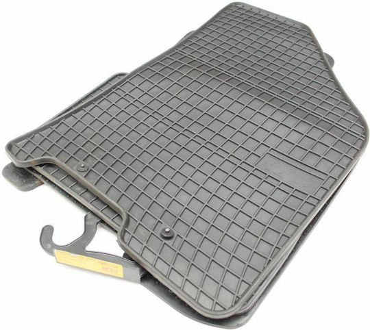 Frogum Set of Front and Rear Mats 4pcs for Chevrolet Lacetti Daewoo Nubira 2003 2009 Black