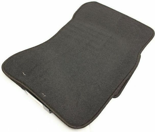 Petex Satz Vorder- und Hintermatten 4Stück aus Teppichboden für Subaru Erbe 2003-2009 Schwarz