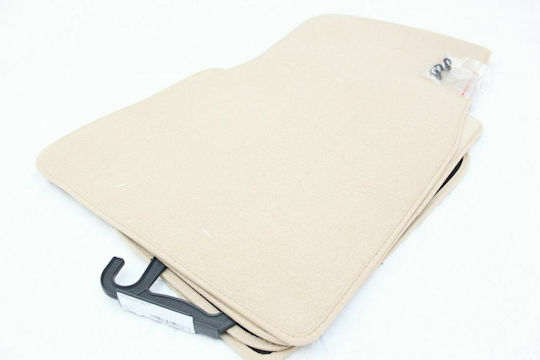 Petex Set of Front and Rear Mats 4pcs for BMW Series 7 2001-2008 Beige