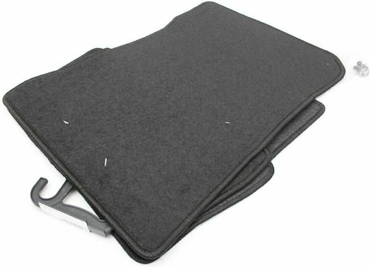 Petex Satz Vorder- und Hintermatten 4Stück aus Teppichboden für Honda Legende 2006 Schwarz