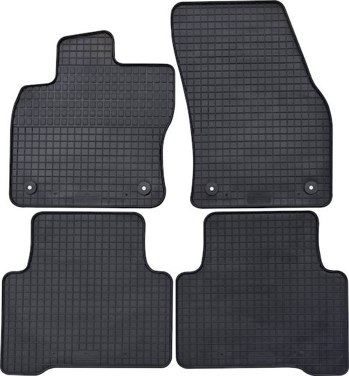 Petex Set of Front and Rear Mats 4pcs for Volkswagen Touran 2015 Black