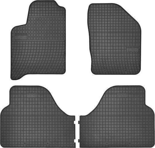 Frogum Set of Front and Rear Mats 4pcs for Renault Scenic 1996-2003 Black