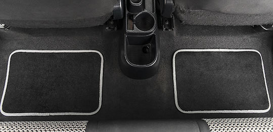 Cartech Set of Front and Rear Mats Universal 4pcs Gray