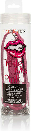 Calexotics Tickle Me Pink Collar & Leash Яка в Розов Цвят