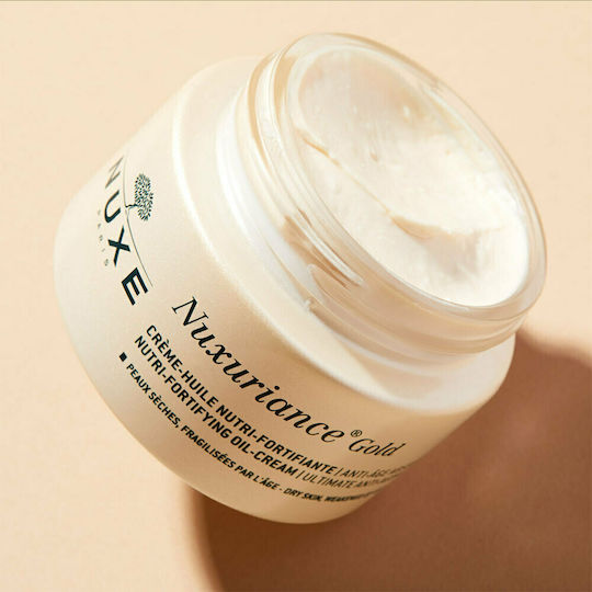 Nuxe Nuxuriance Gold Nutri-Fortifying Αντιγηραντική Κρέμα Προσώπου Ημέρας με Υαλουρονικό Οξύ 50ml