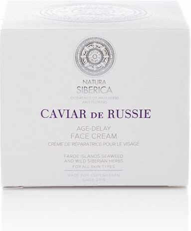 Natura Siberica Copenhagen Caviar De Russie Age Delay Age-Delay 24h Face Cream for Moisturizing & Anti-Aging with Hyaluronic Acid & Caviar 50ml