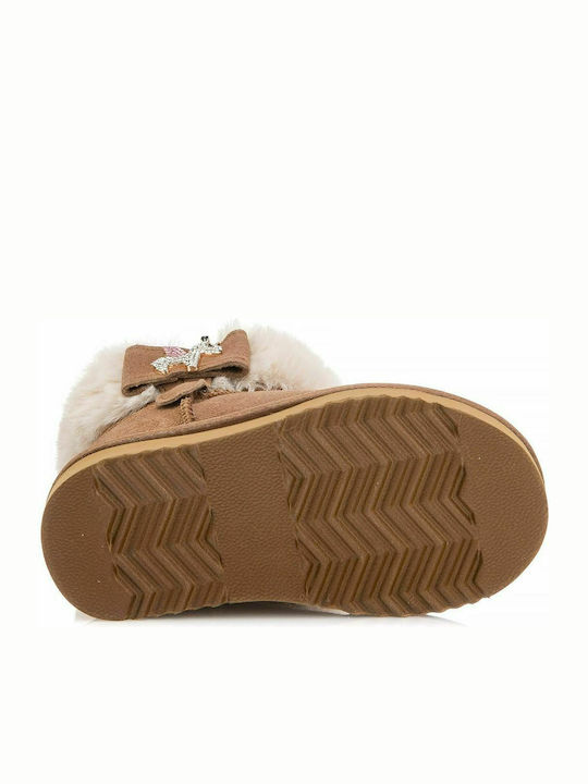 Sveva Suede Kids Boots Brown