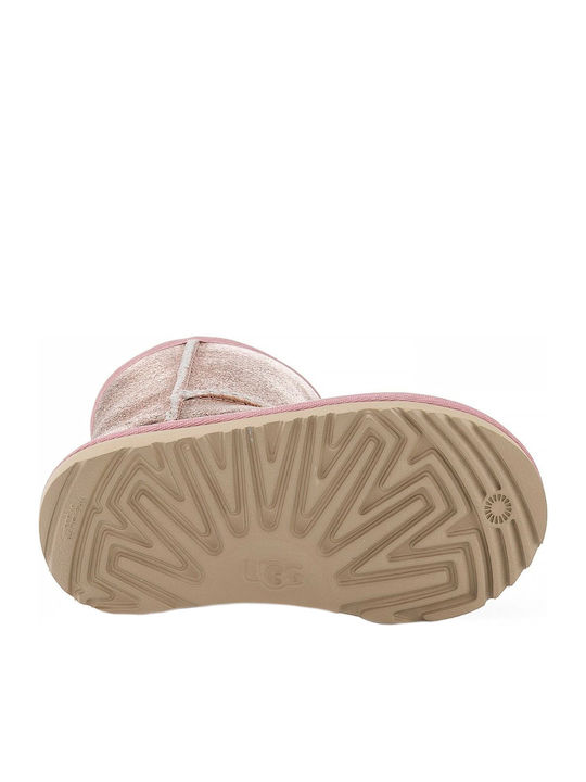 Classic II Wildleder Kinderstiefel Rosa
