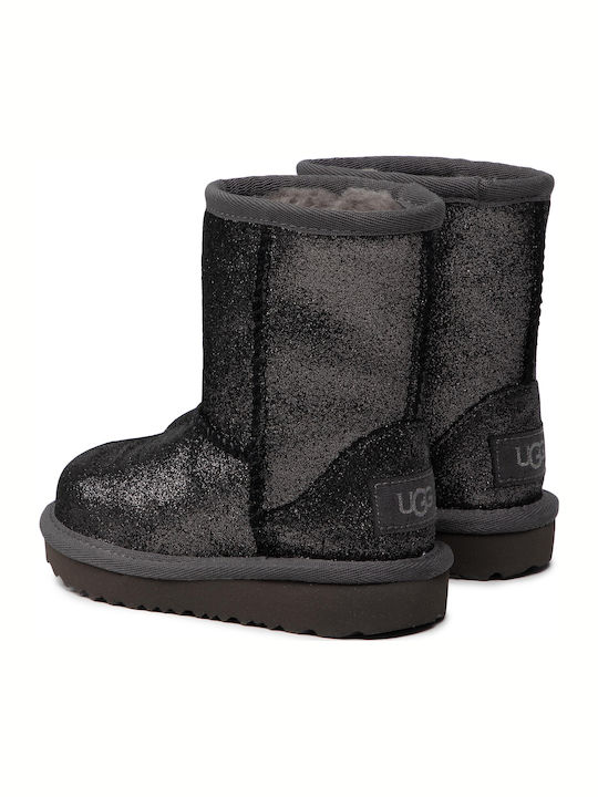 Classic II Suede Kids Boots Black