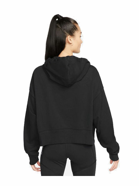 Nike Φούτερ Μαύρο με Κουκούλα